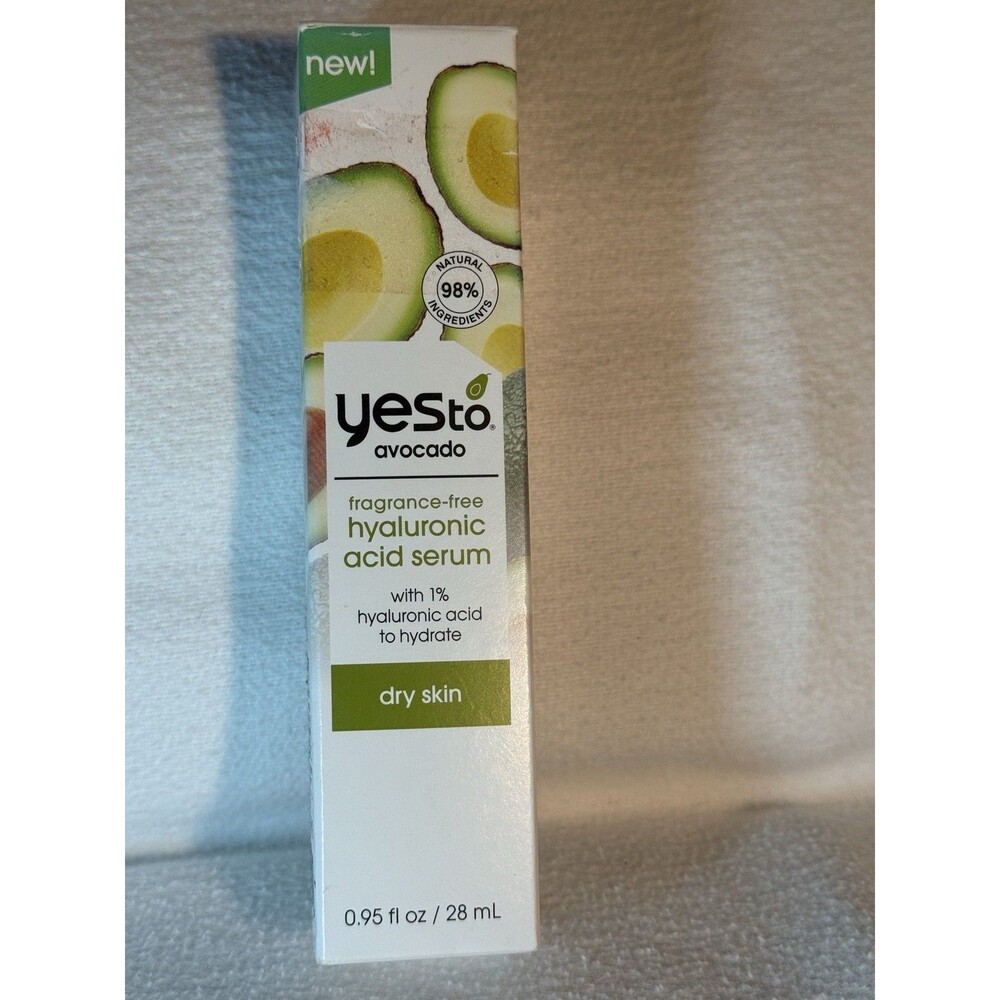 YES TO Avocado Fragrance-Free Hyaluronic Acid Serum Dry Skin 0.95 fl oz 28 mL